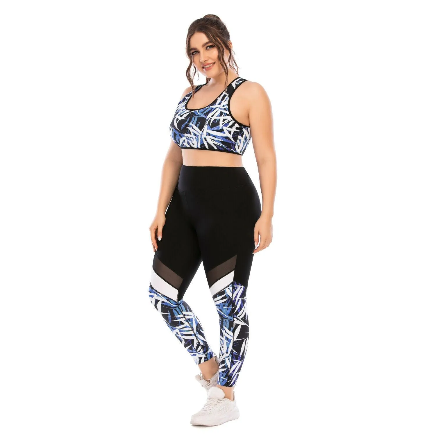 Women Plus Size Yoga Suits Sports Activewear