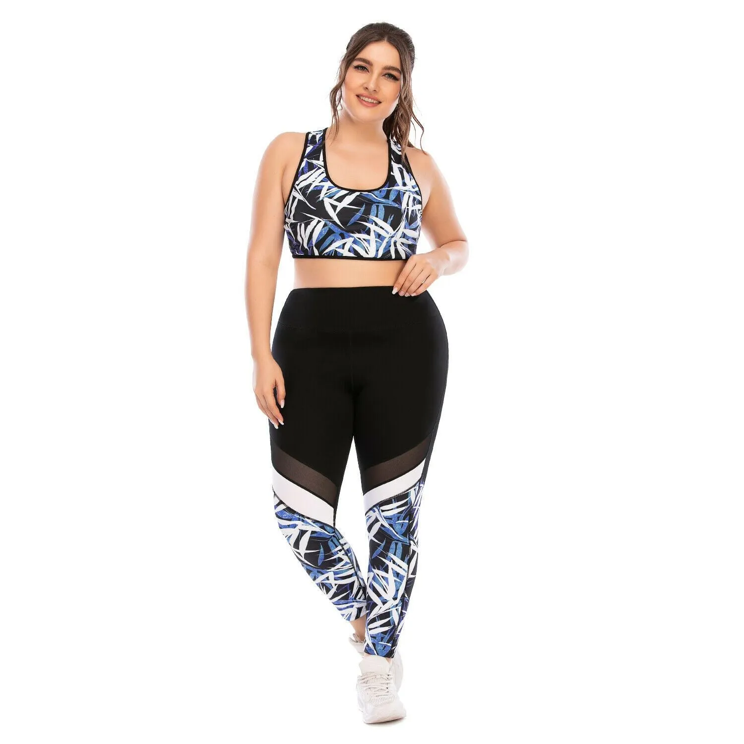 Women Plus Size Yoga Suits Sports Activewear