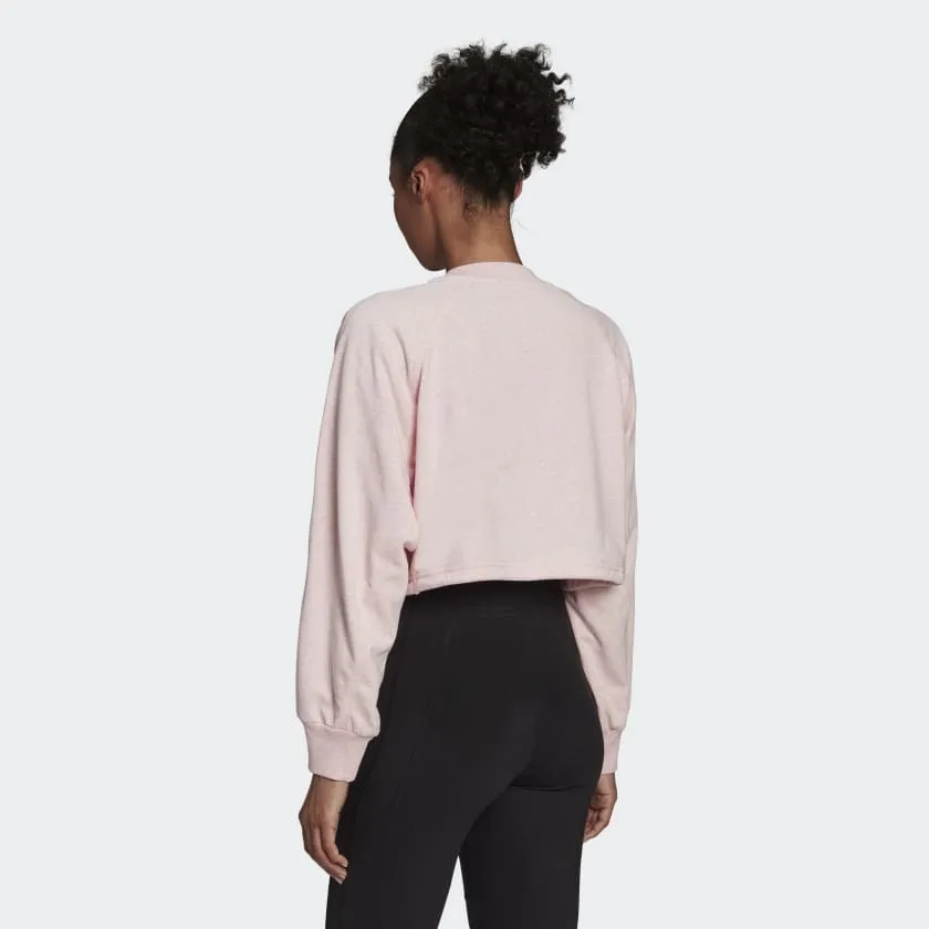 WOMENS CROPPED CREW NECK