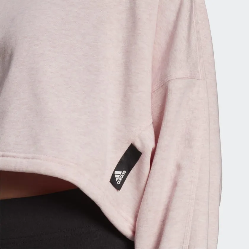 WOMENS CROPPED CREW NECK