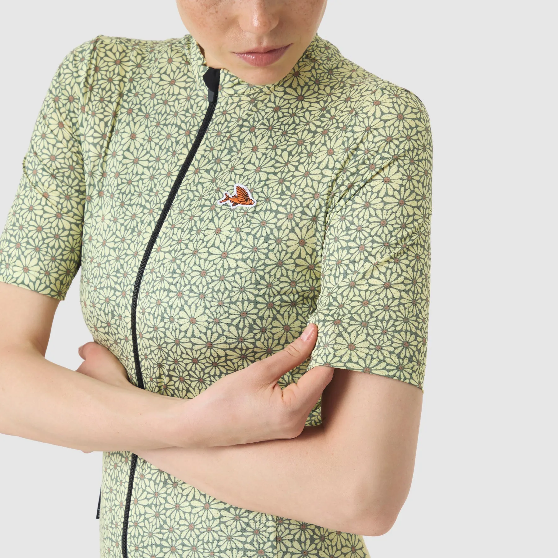 Women's Fleurette Jersey - Daisy Naples Yellow