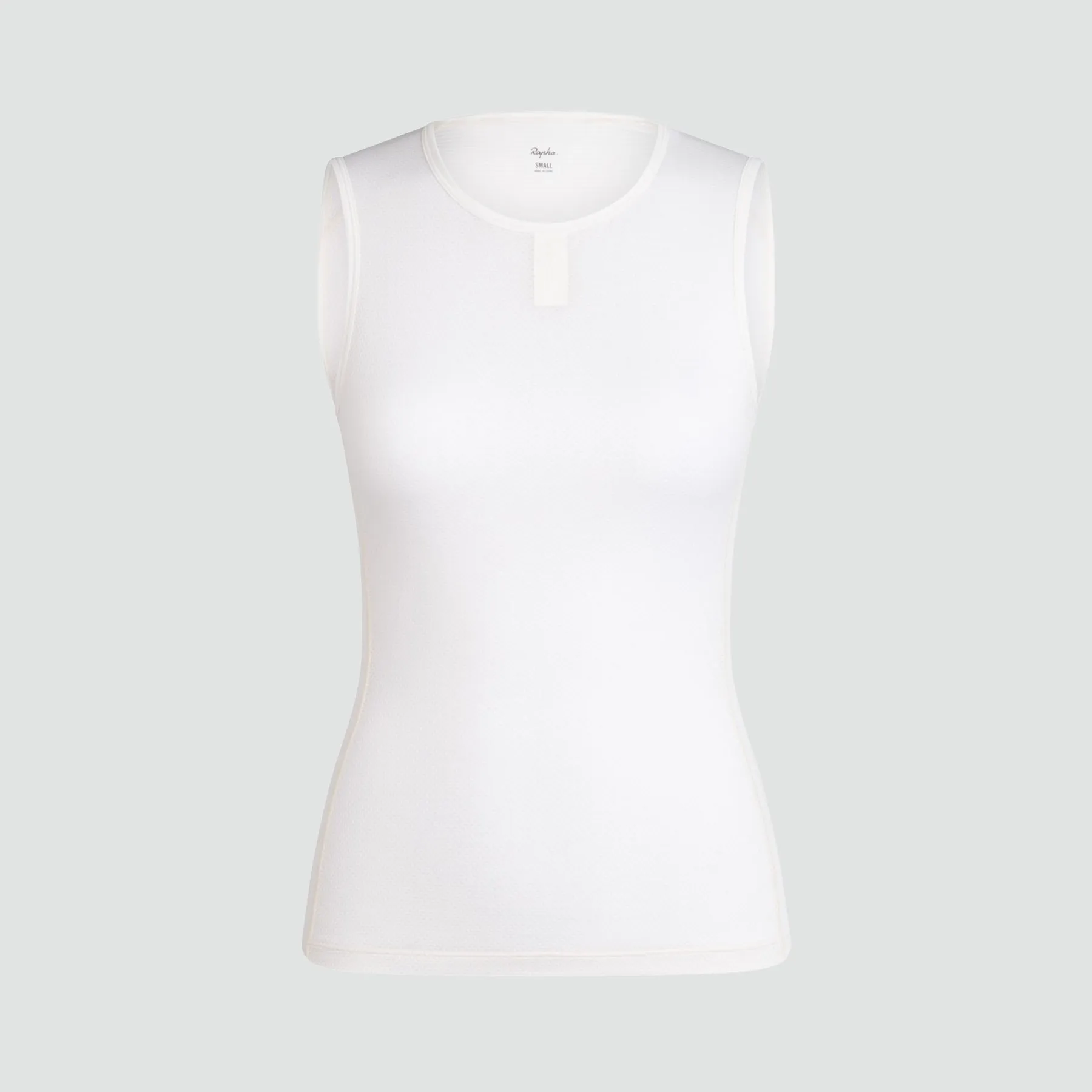 Women's Lightweight Base Layer - Sleeveless - White / White