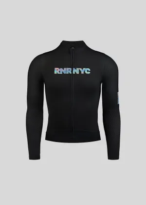 Women's LS REVERB Race Jersey - Black