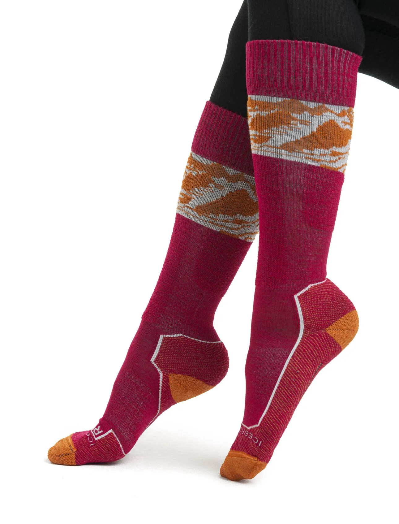 Women's Merino Ski  Light Over the Calf Alps 3D
