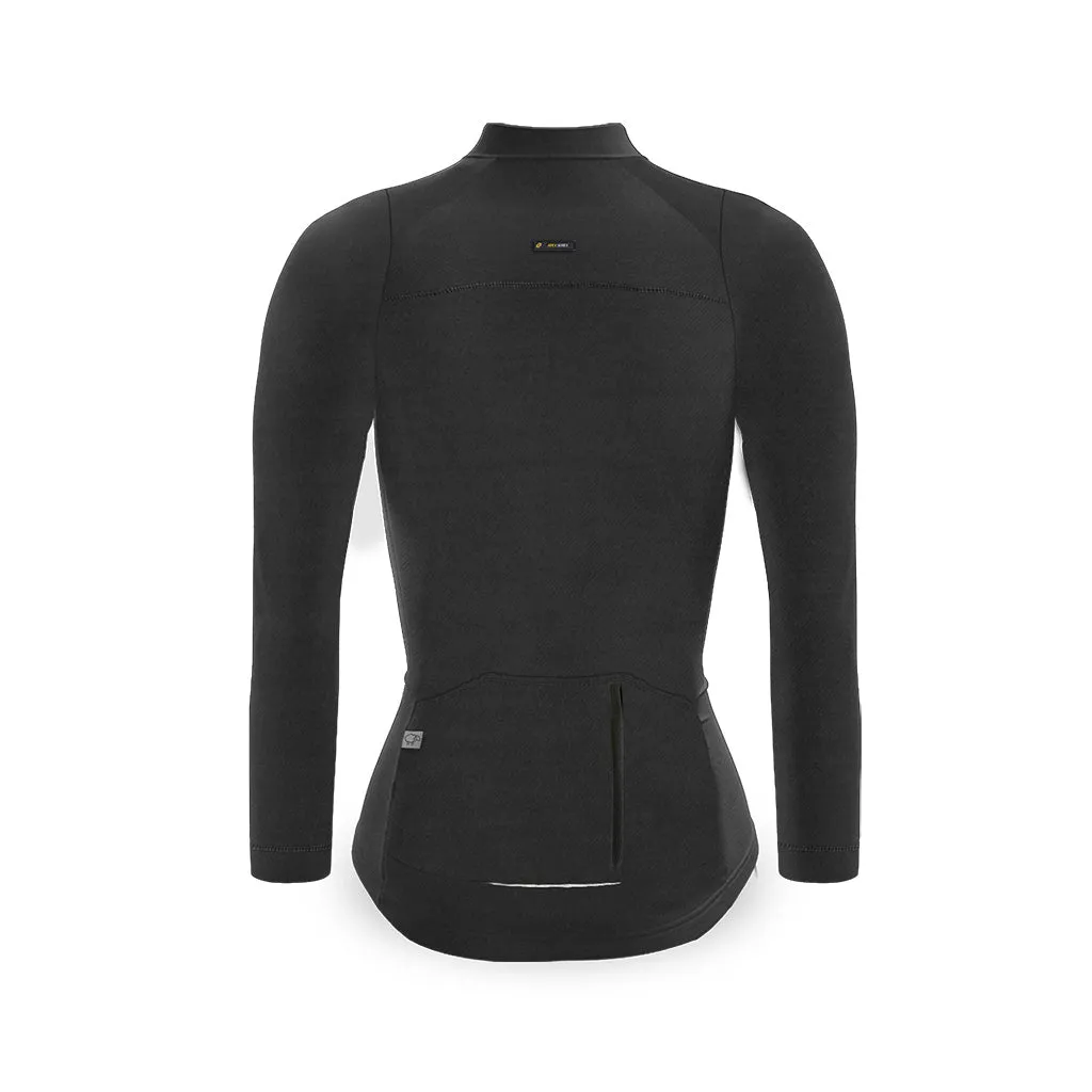 Women's Pecora Long Sleeve Merino Jersey (Charcoal)
