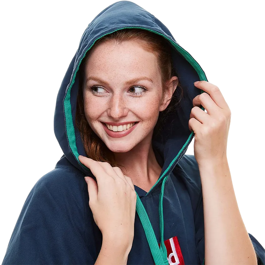 Women's Quick Dry Microfibre Changing Robe - Navy