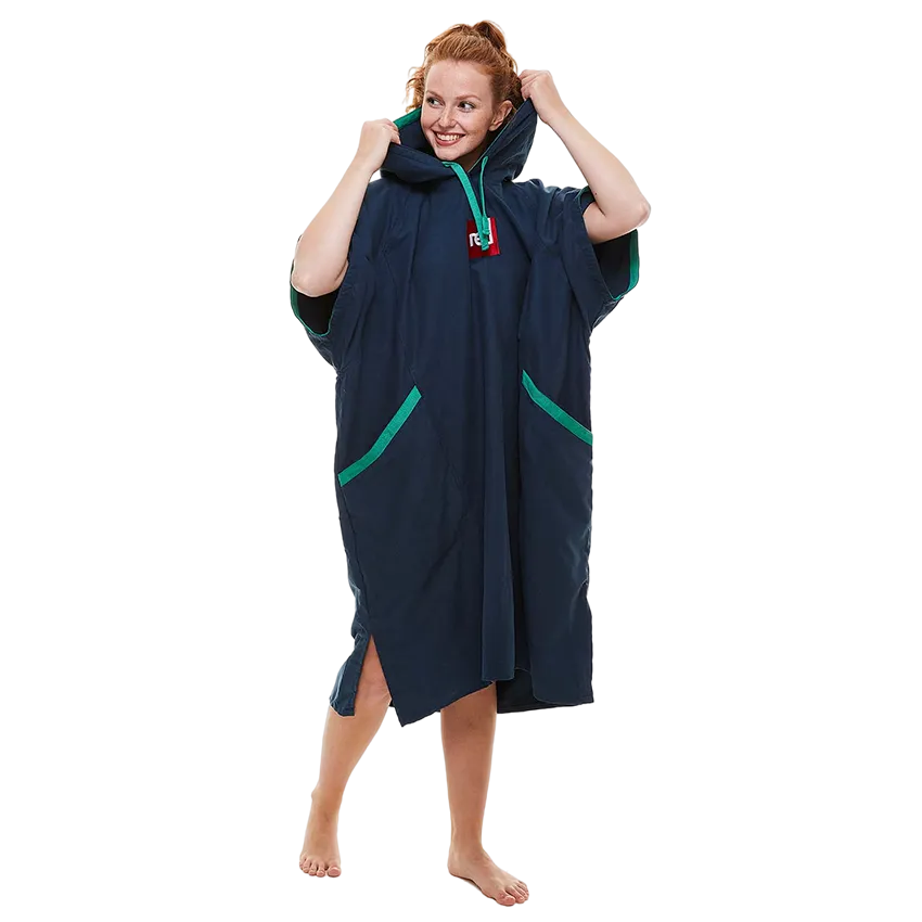 Women's Quick Dry Microfibre Changing Robe - Navy