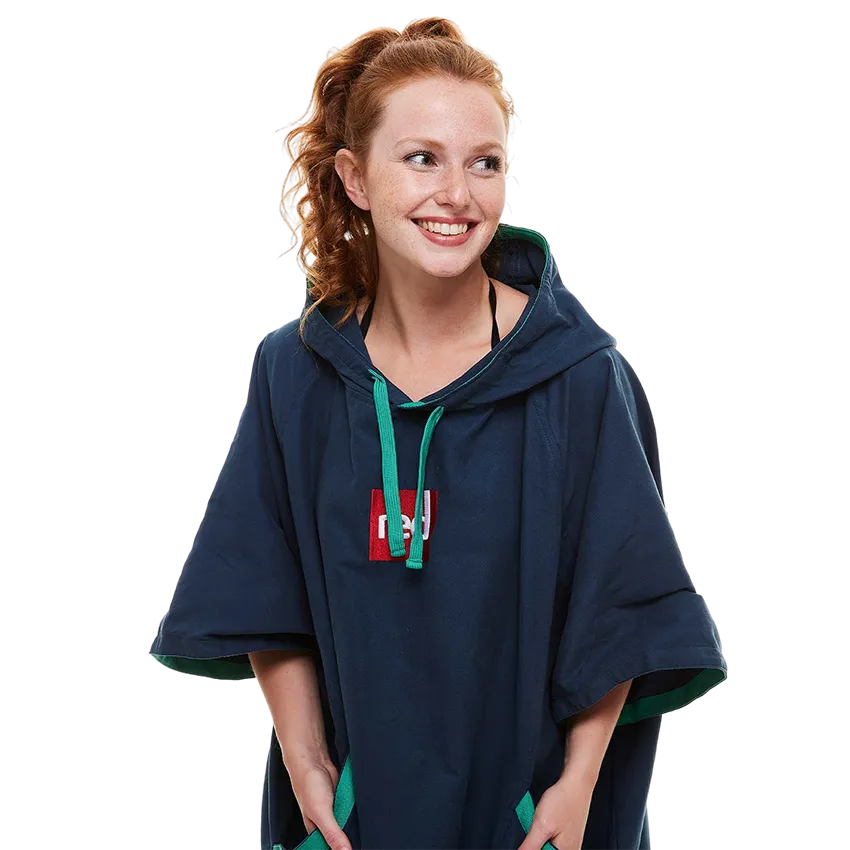 Women's Quick Dry Microfibre Changing Robe - Navy