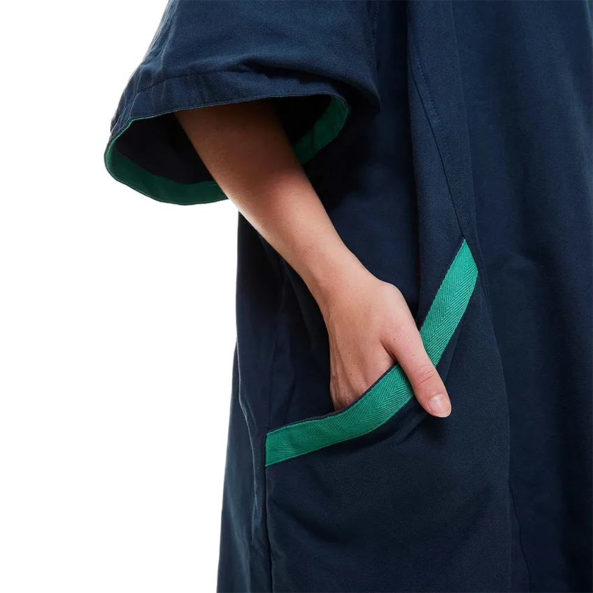Women's Quick Dry Microfibre Changing Robe - Navy