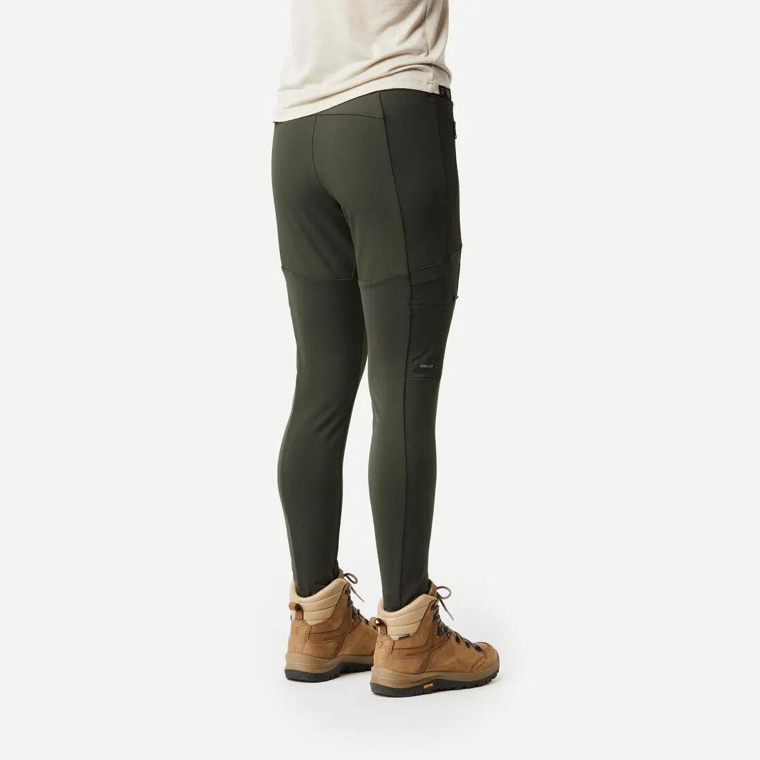 Women's Travel Trekking Reinforced & Multi-Pocket Leggings | TRAVEL 500