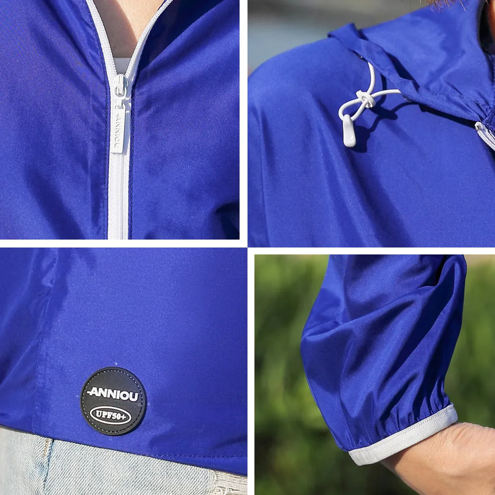 Women's UPF50  Smooth Zipper Quick Dry Sports Jacket