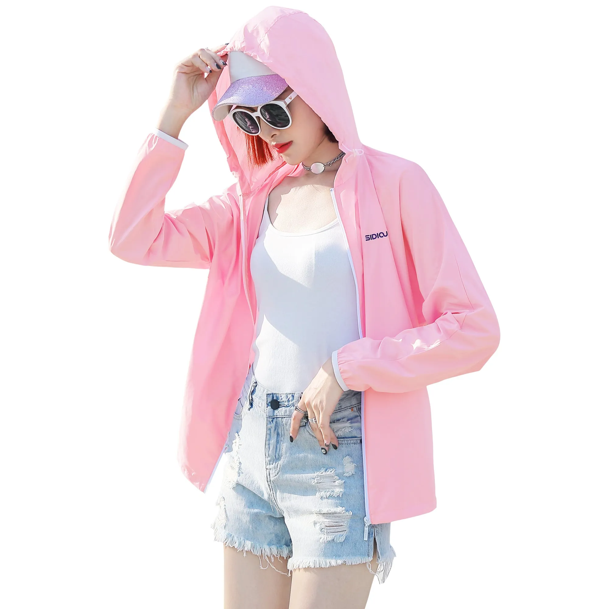 Women's UPF50  Smooth Zipper Quick Dry Sports Jacket