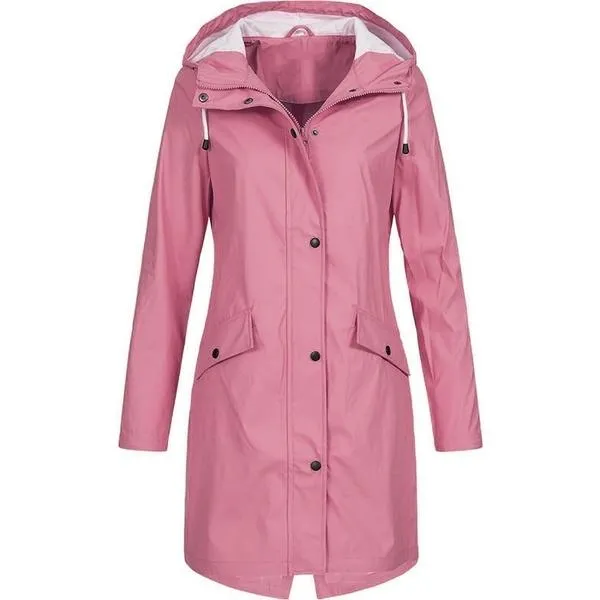 Women's Waterproof RainCoat Jacket Hooded Outdoor Coats