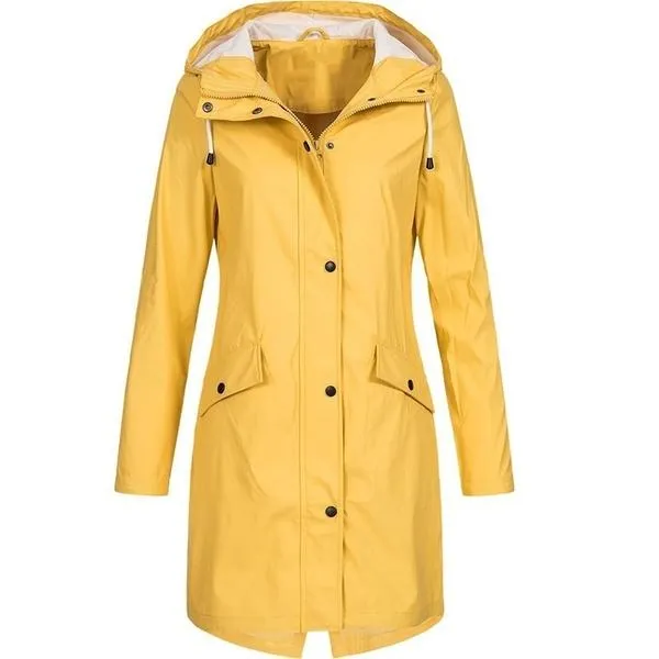 Women's Waterproof RainCoat Jacket Hooded Outdoor Coats