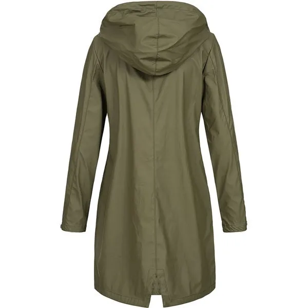Women's Waterproof RainCoat Jacket Hooded Outdoor Coats