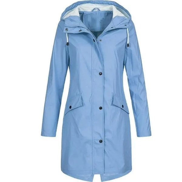Women's Waterproof RainCoat Jacket Hooded Outdoor Coats