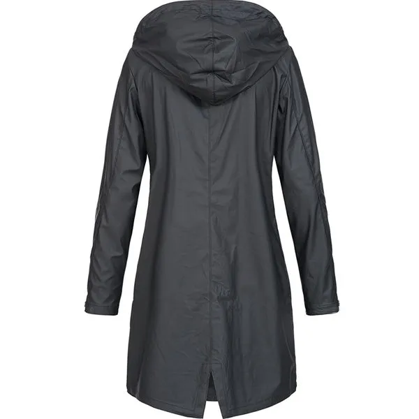Women's Waterproof RainCoat Jacket Hooded Outdoor Coats
