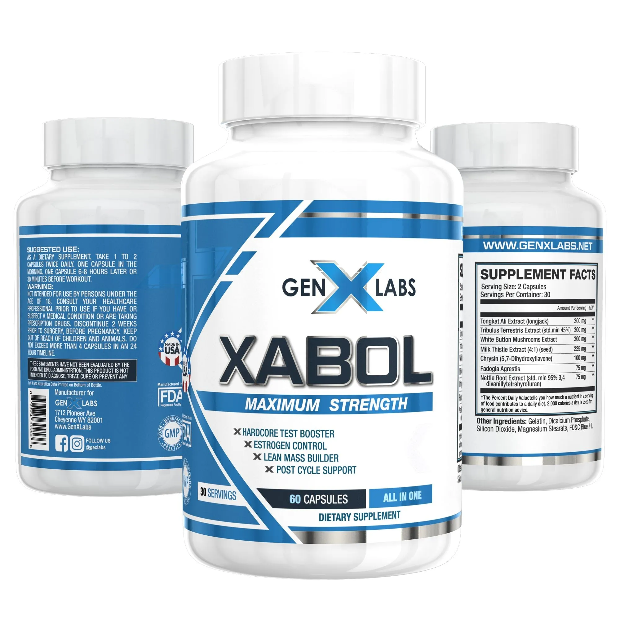 XABOL PCT & Test Booster Double Pak Free Shirt Offer