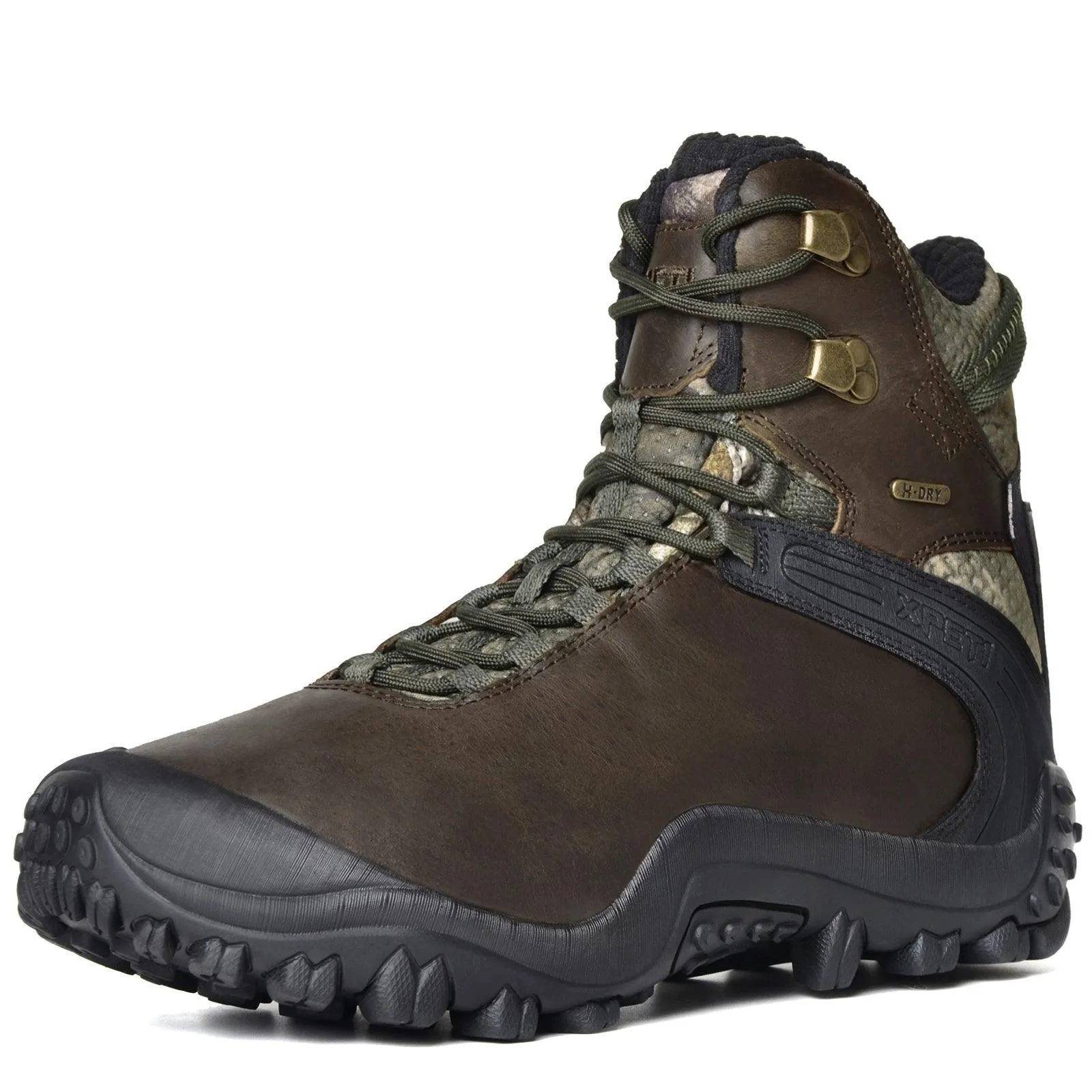 XPETI Men's Gravel 400G Insulated Leather Waterproof Hunting Boots