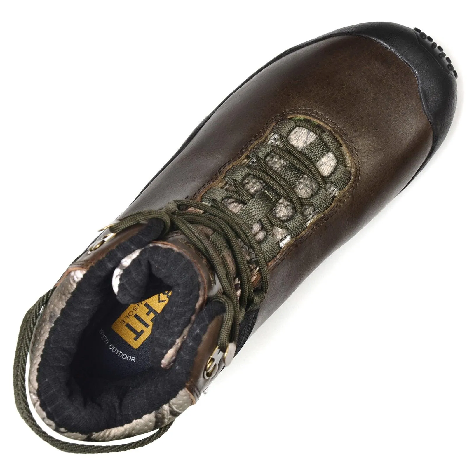 XPETI Men's Gravel 400G Insulated Leather Waterproof Hunting Boots