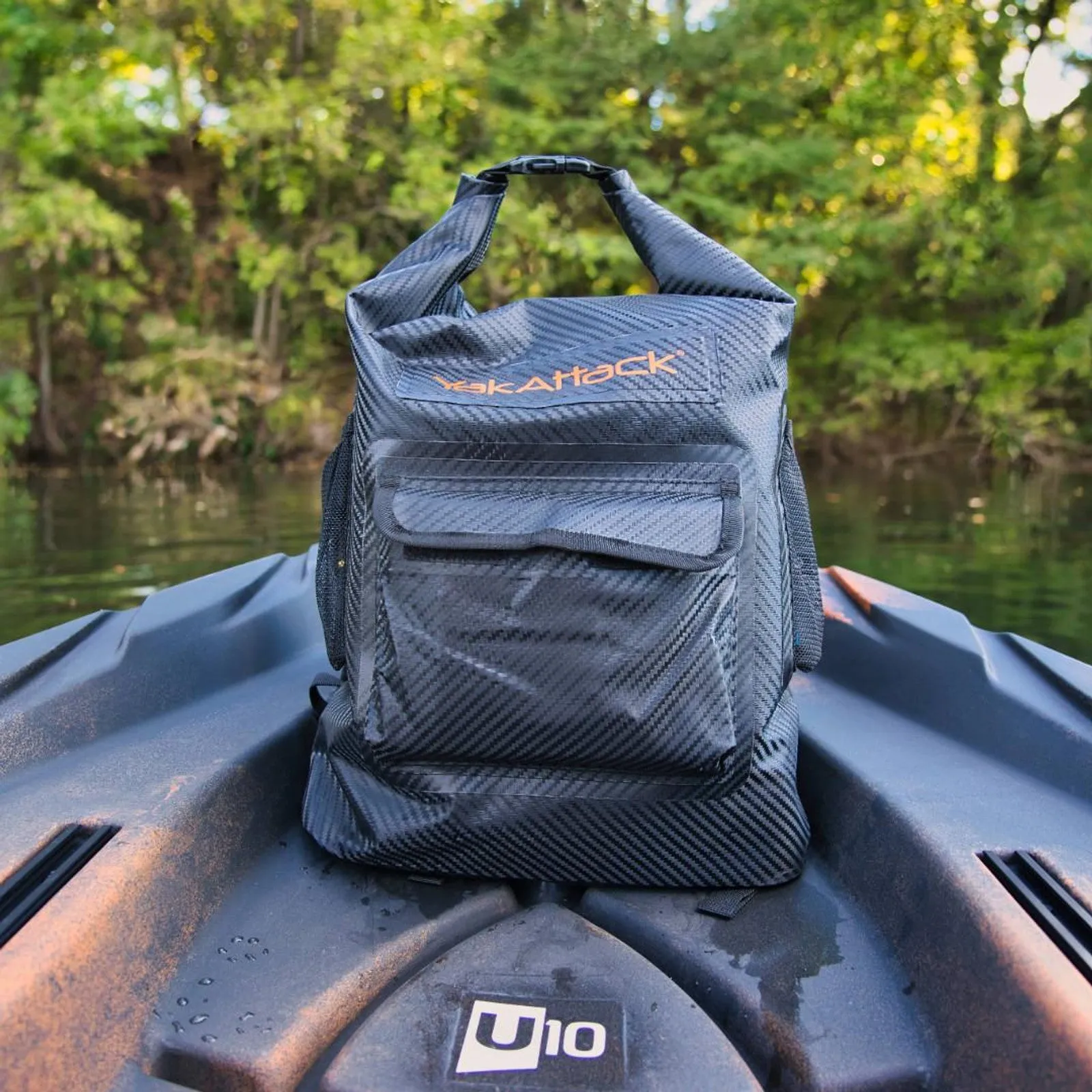 YakAttack - 20L Roll-Top Drybag Backpack - Black