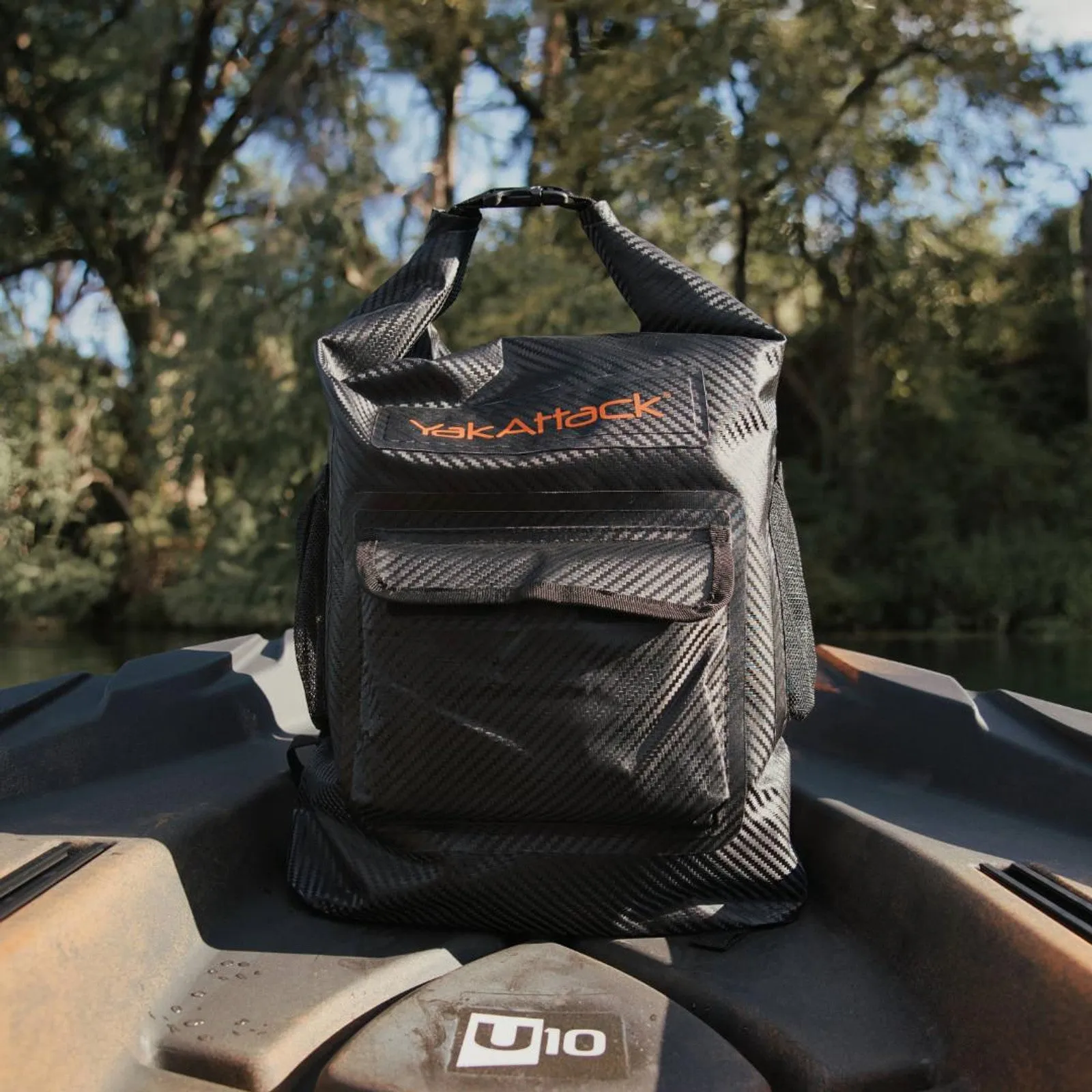 YakAttack - 20L Roll-Top Drybag Backpack - Black
