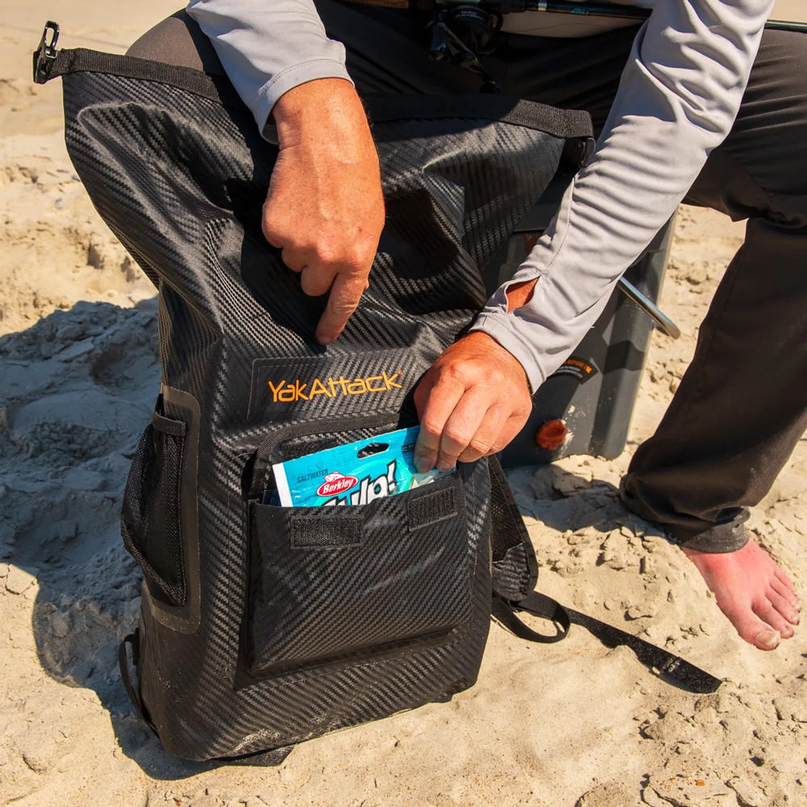 YakAttack - 20L Roll-Top Drybag Backpack - Black