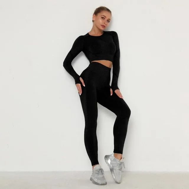 Yoga Clothing Set Sports Suit Women Sportswear