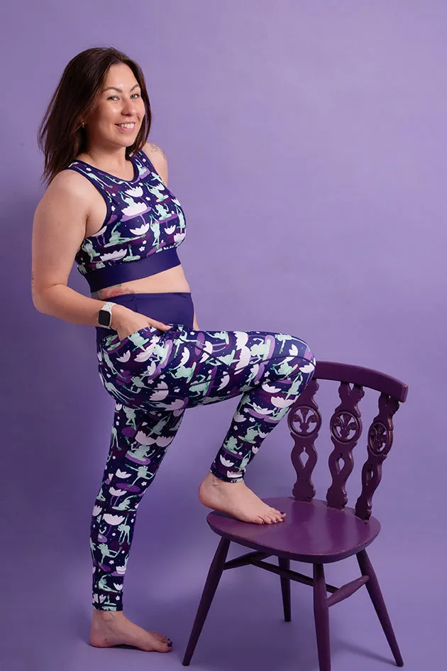 Yoga Frogs Sports Bra