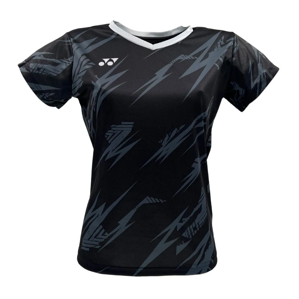 Yonex YTL8 Womens Badminton T-Shirt - Black / Silver
