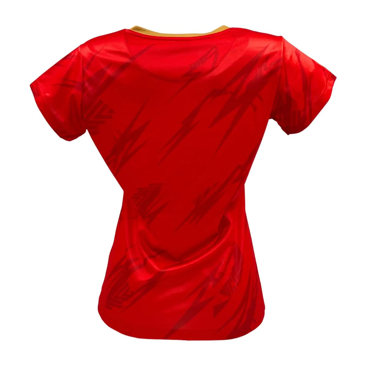 Yonex YTL8 Womens Badminton T-Shirt - Red / Gold