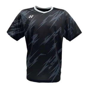 Yonex YTM8 Mens Badminton T-Shirt - Black / Silver