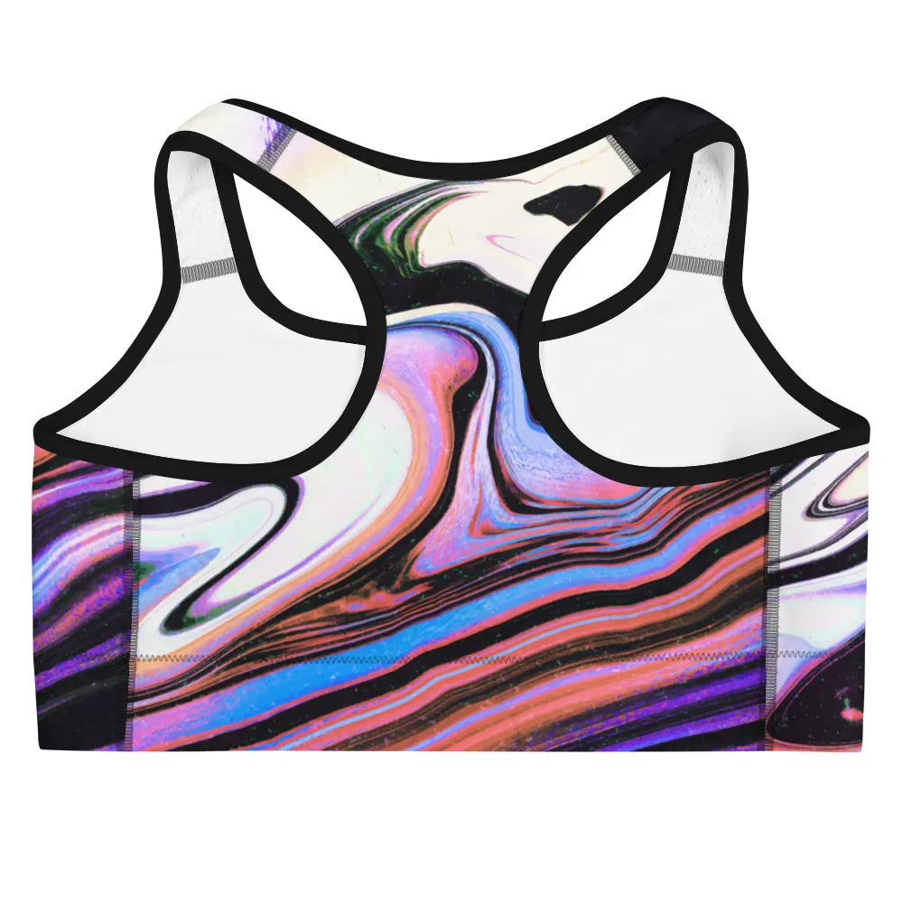 Zuri MaruMaru Moisture Wicking Medium Support Racerback Sports bra